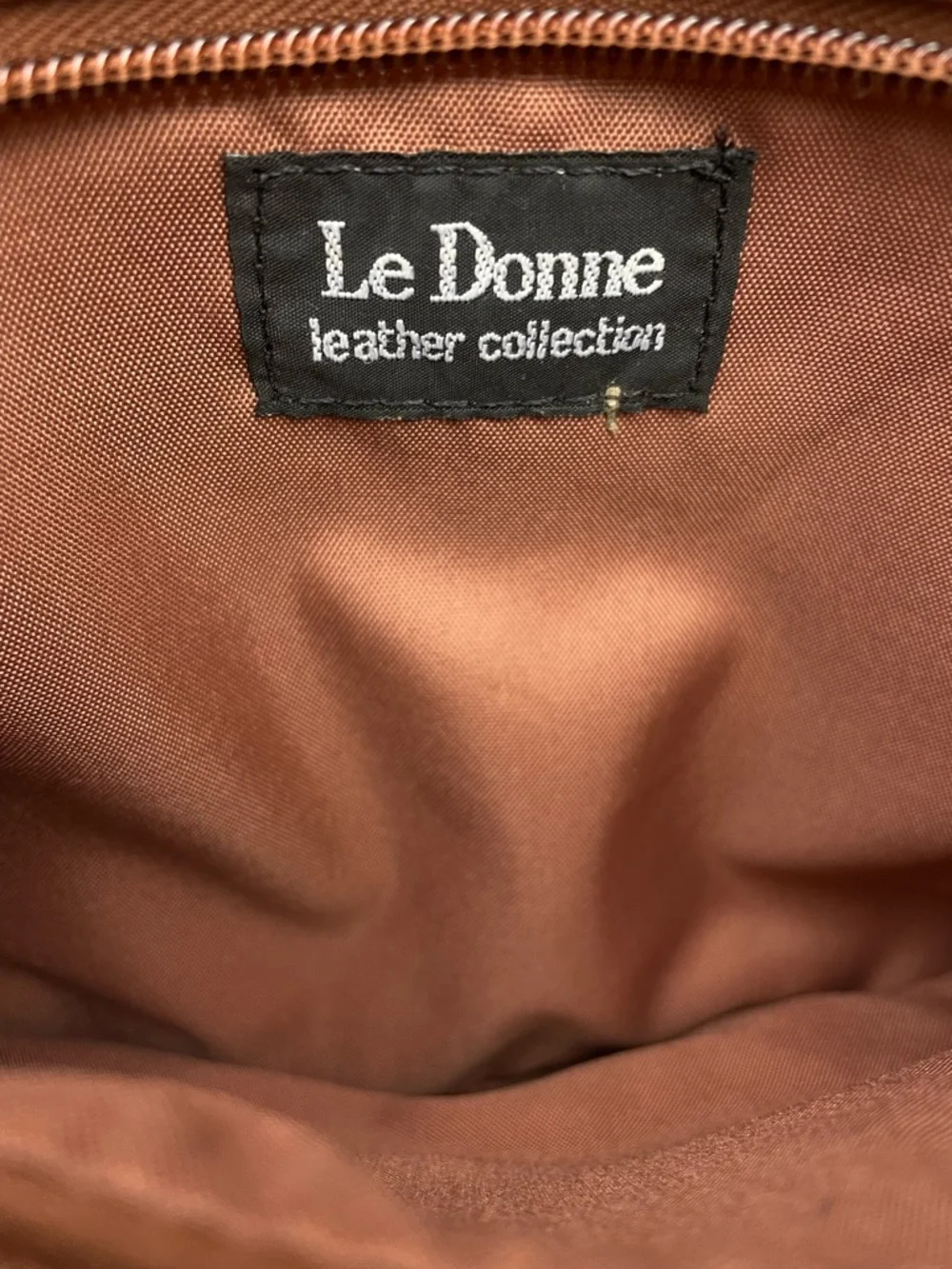Le Donne Leather Backpack Purse - Picture 4 of 16